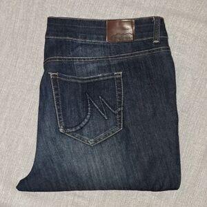 MAURICES Women's Plus STRAIGHT Indigo Denim Jeans - Size 20 Long Tall - LNC